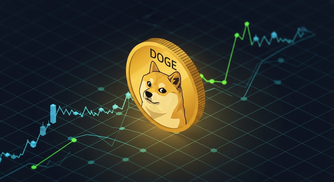 도지코인(DOGE), 박스권 횡보 속 하락 압력…0.1411달러 지지선 시험 전망