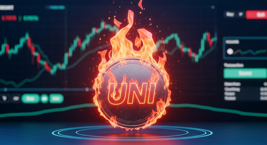  유니스왑(UNI), 수수료 소각 계획에 35% 급등…디플레이션 토크노믹스 본격화
