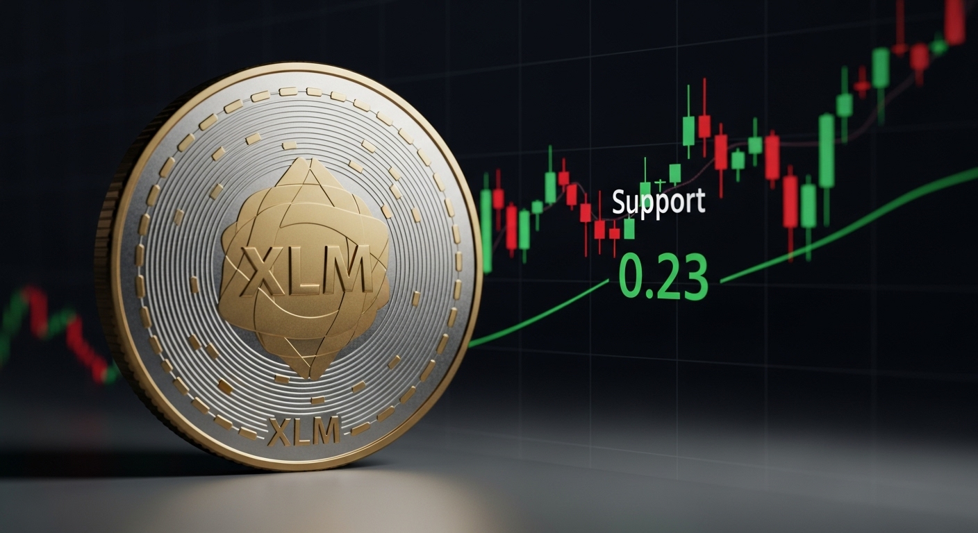 스텔라(XLM), 0.23달러 지지선 다시 테스트…기술적 반등 시나리오 주목