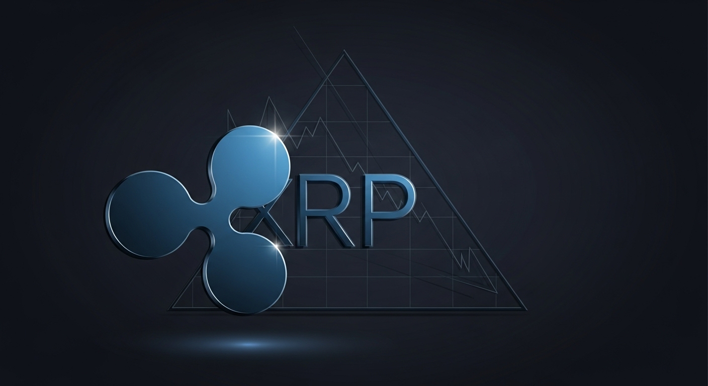 리플(XRP), 하락 삼각형 패턴 완성…25% 추가 하락 가능성 제기