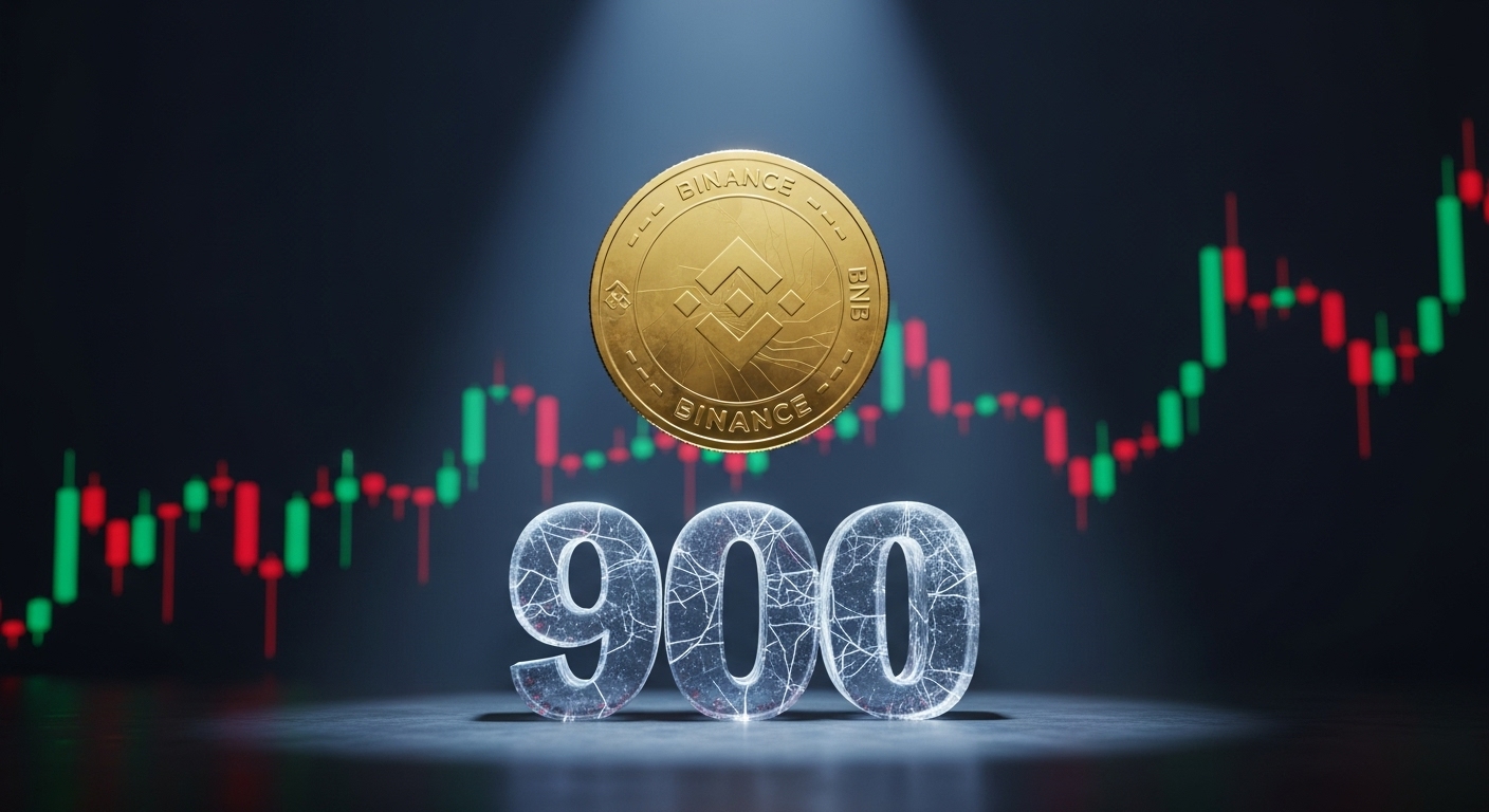 바이낸스코인(BNB), 900달러 지지선 시험대…기술적 반등 vs 추가 하락 갈림길