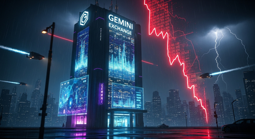  제미나이, IPO 후 첫 실적 발표서 2,173억 원 손실…주가 상장 후 최저가 기록