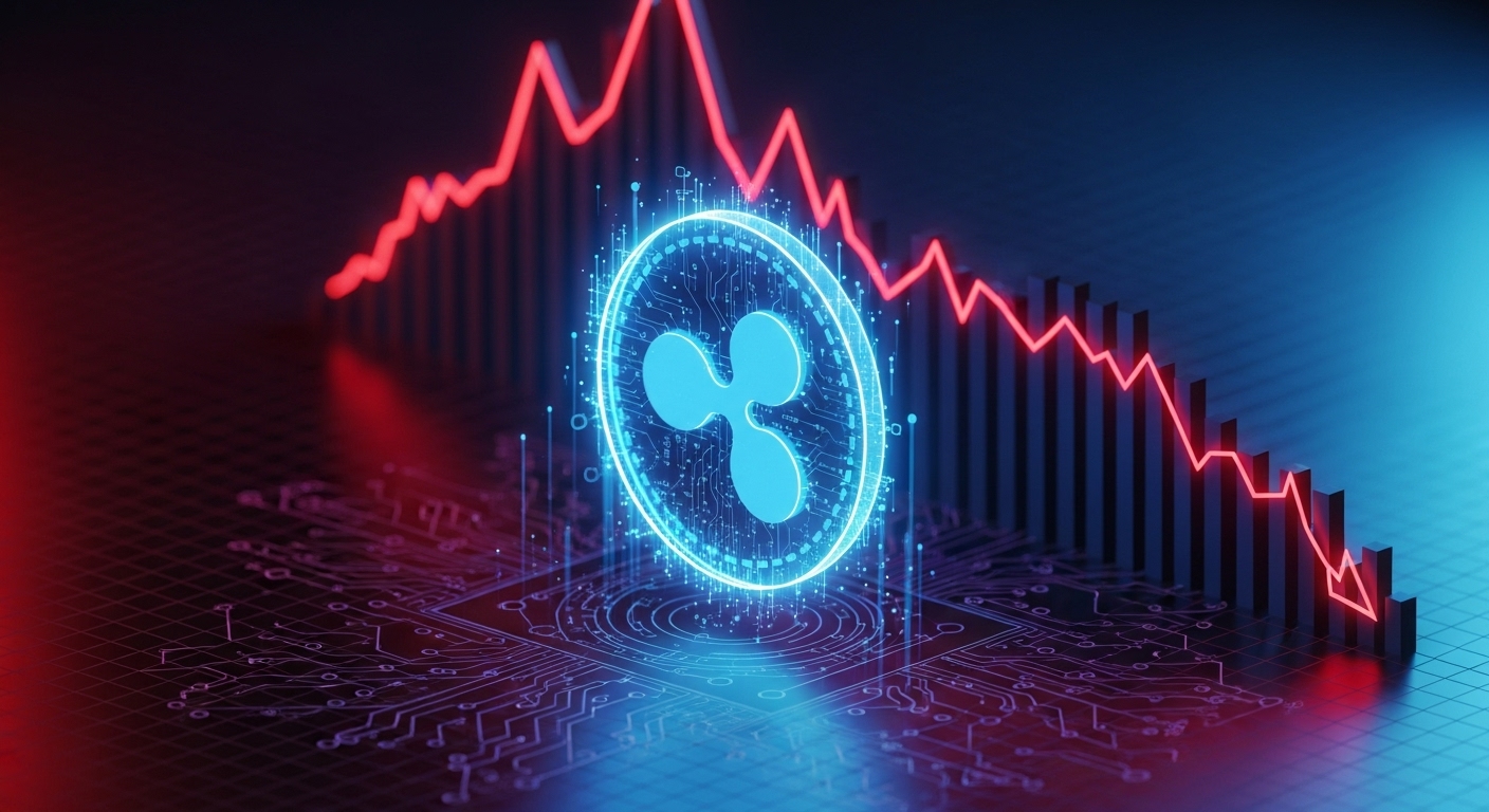 리플(XRP) 4% 급락…고래 매도·시장 하락에 반등세 꺾여