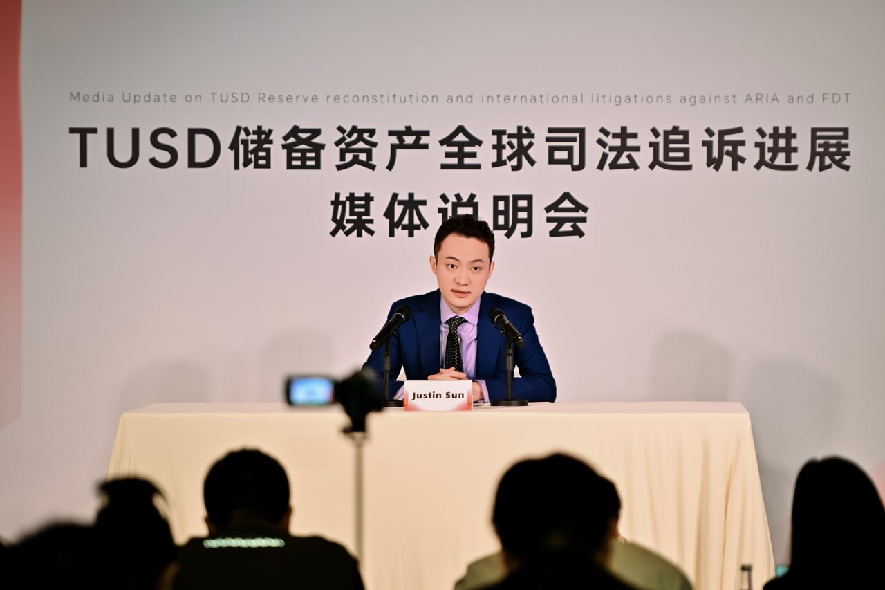 두바이 법원, TUSD 준비금 4억5600만달러 ‘전세계 동결’…저스틴 선 “정의는 결국 온다”