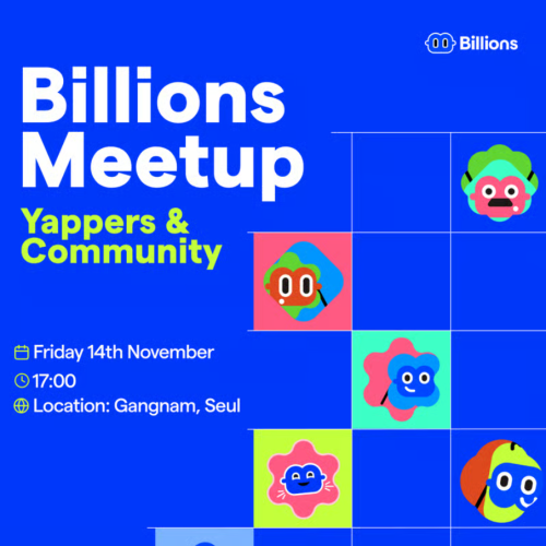  Billions Korean Meetup — Yappers & Community