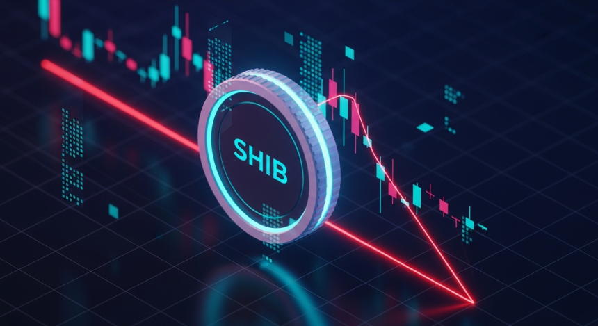 시바이누(SHIB), 1,200억 개 거래소 유입…RSI 하락에 추가 조정 우려