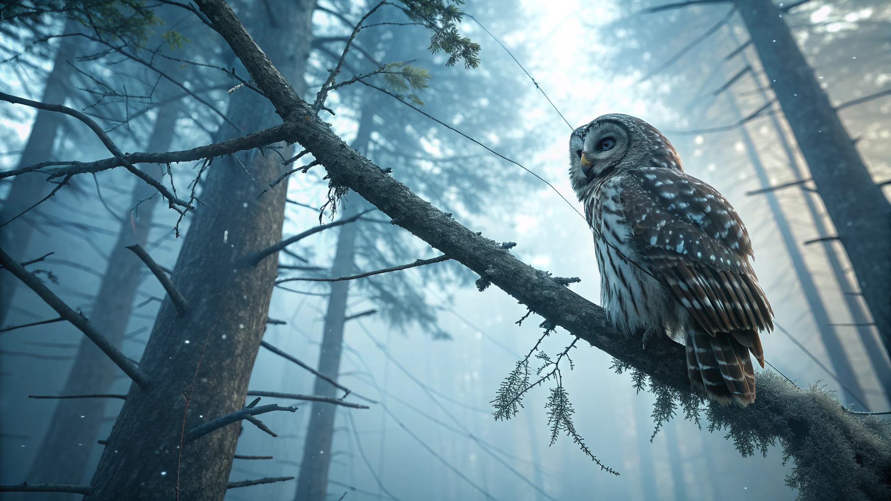 AI, 멸종 위기 부엉이 구한다…오리건 숲에 '5,000개 센서망' 구축