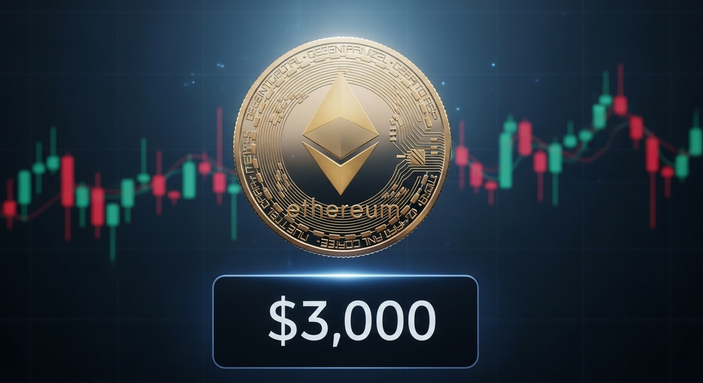 이더리움($ETH), 3,000달러 줄다리기…기술 반등 속 하방 경고도