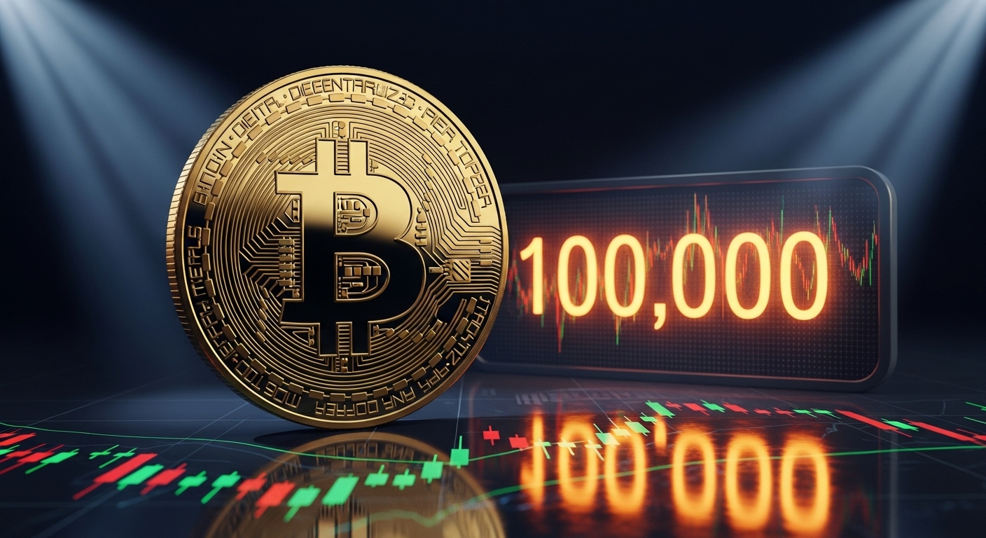 비트코인 $BTC, 10만 달러 지지선 시험…상승 지속 여부 주목