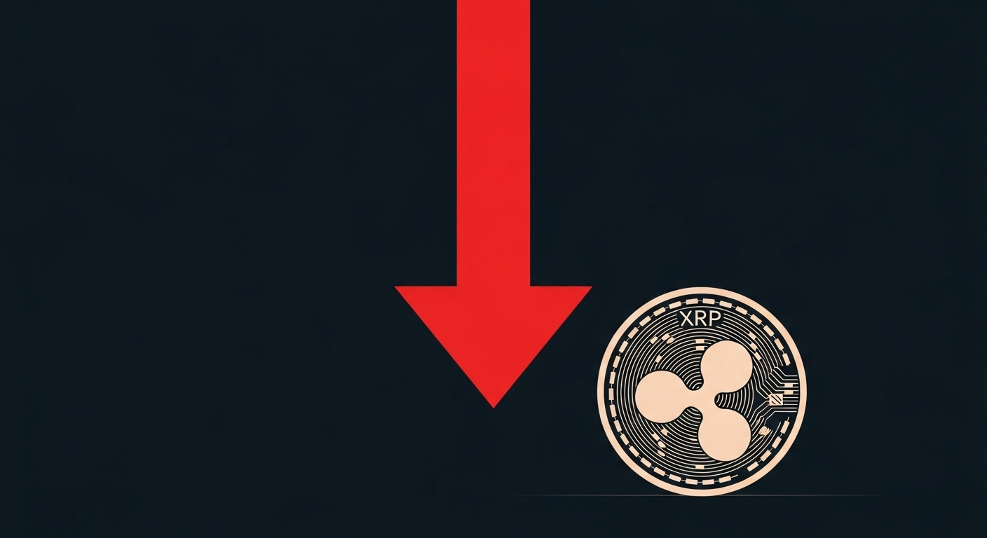 XRP, 기술적 데드크로스 진입…비트코인도 지지선 붕괴로 하락 압력 가중