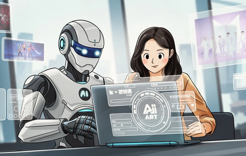 정부, AI 생성물도 저작권 보호 추진…'인간 기여도' 기준 명확화