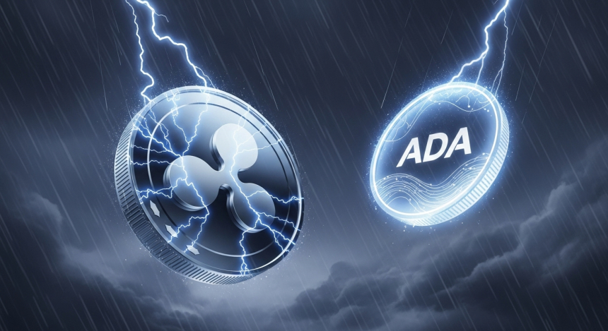  에이다·XRP 동반 급락…고래 매도에 3주 최저치 추락