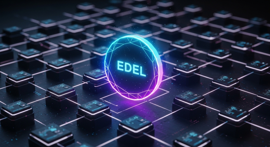  에델파이낸스 $EDEL, 전체 물량 30% 사전 매집 정황…'스나이핑' 의혹 확산