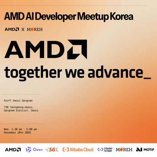  AMD AI Developer Meetup Korea with Moreh