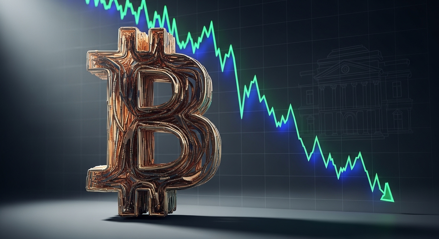 비트코인 $BTC 40% 하락에도 기관 매수 계속…ETF 자금 유출이 변수로