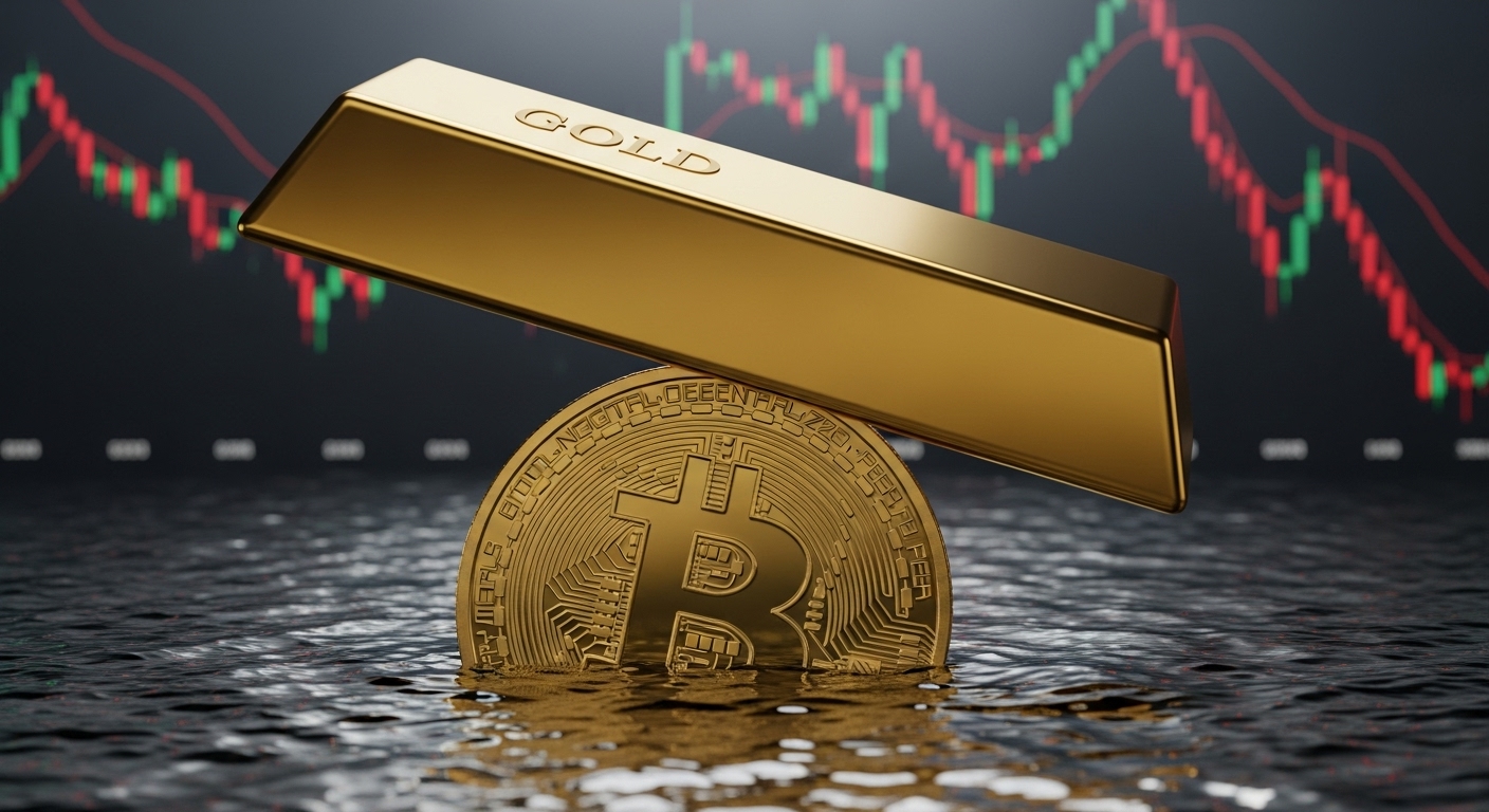 비트코인-금 비율 붕괴 위험…“최대 60% 추가 약세” 경고