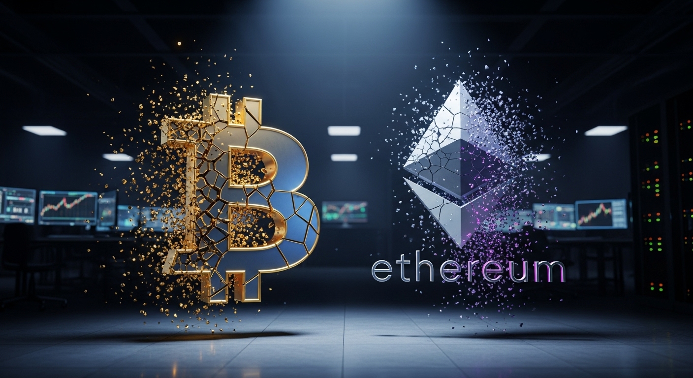 블랙록, 비트코인·이더리움 900억 원 매도…시장 불안 심화