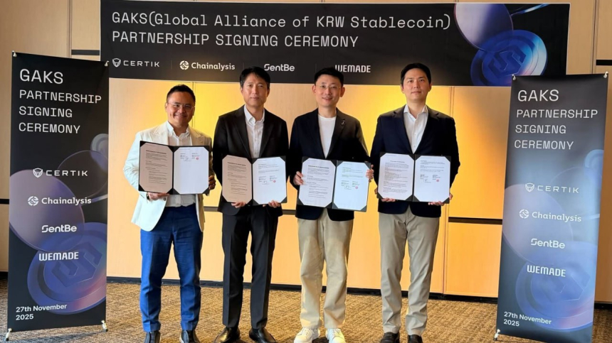 CertiK, 위메이드 주도 글로벌 원화 스테이블코인 연합체(GAKS) 합류
