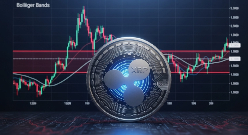 XRP, 볼린저밴드 수렴 속 연말 랠리 임박…2.20달러 돌파 시 13% 상승 여지
