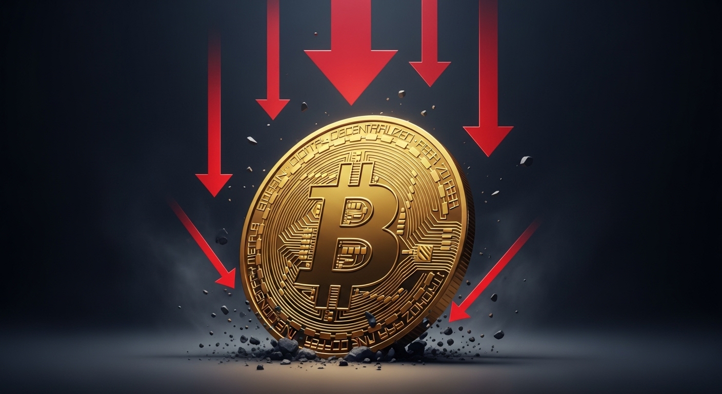 비트코인 $BTC, 트럼프 강경 발언 여파에 10만 7,000달러까지 급락…고래 매도세가 하락 부추겨