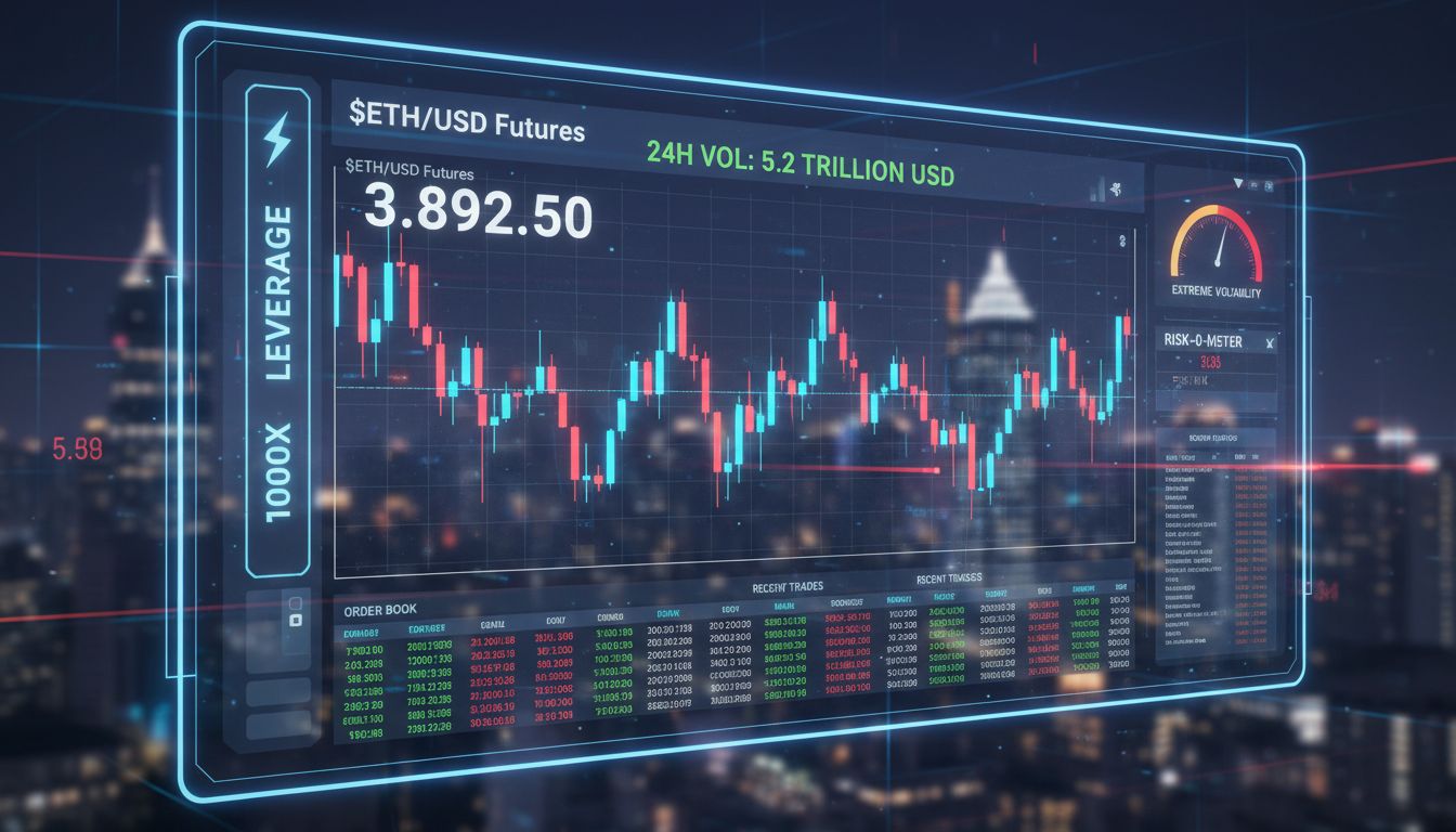 이더리움($ETH), 2025년 선물 거래량 사상 최대…현물의 5배, 투기 과열 경고도