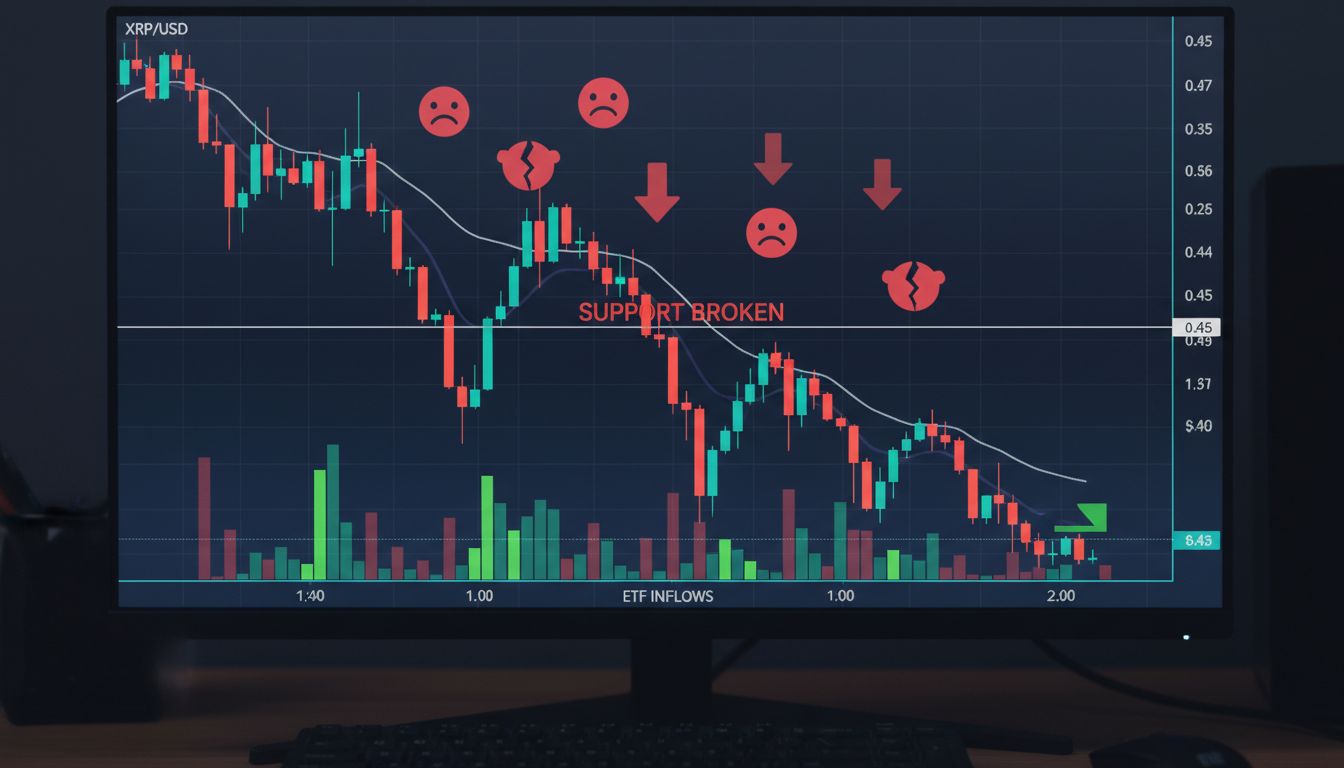 XRP, 1.90달러 지지선 하회…과도한 비관 속 '반등 가능성'도 제기