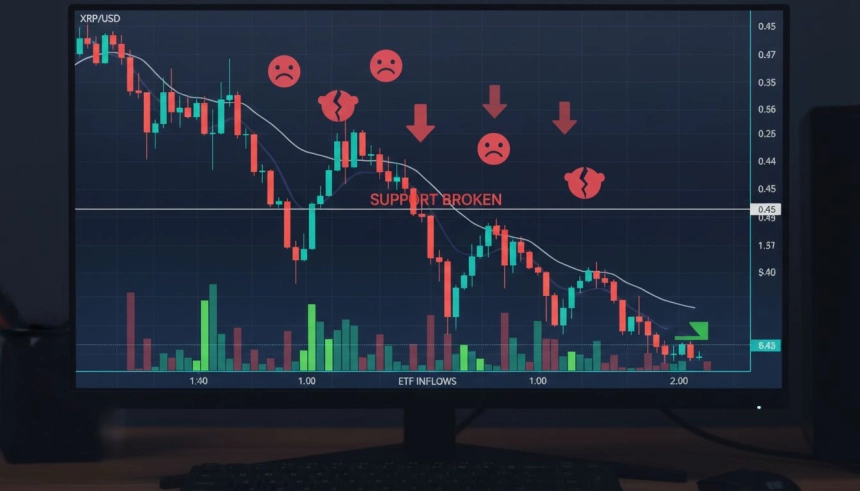 XRP, 1.90달러 지지선 하회…과도한 비관 속 '반등 가능성'도 제기