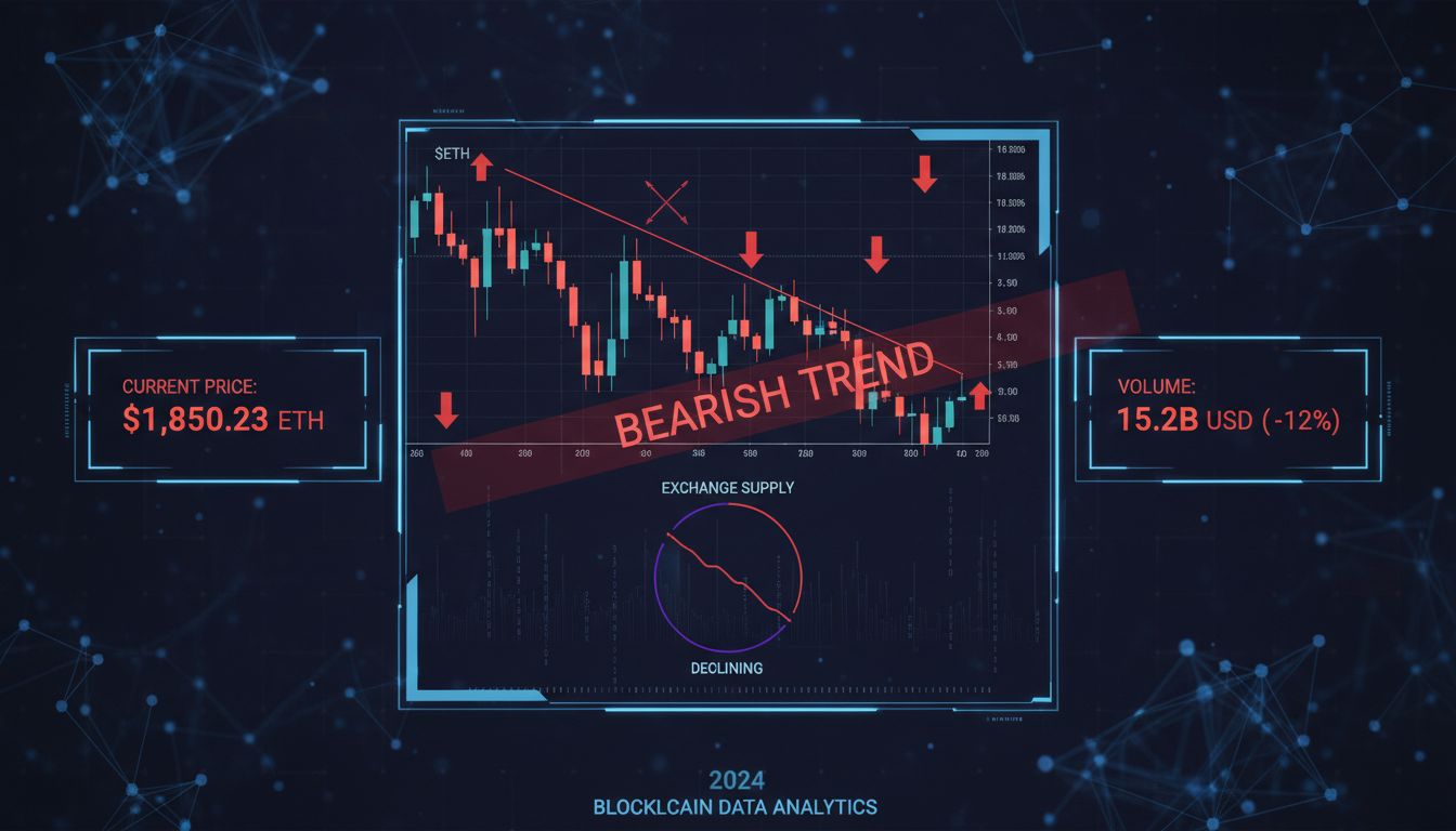 이더리움 $ETH, 약세 속 '거래소 공급 축소'…전환 신호 주목