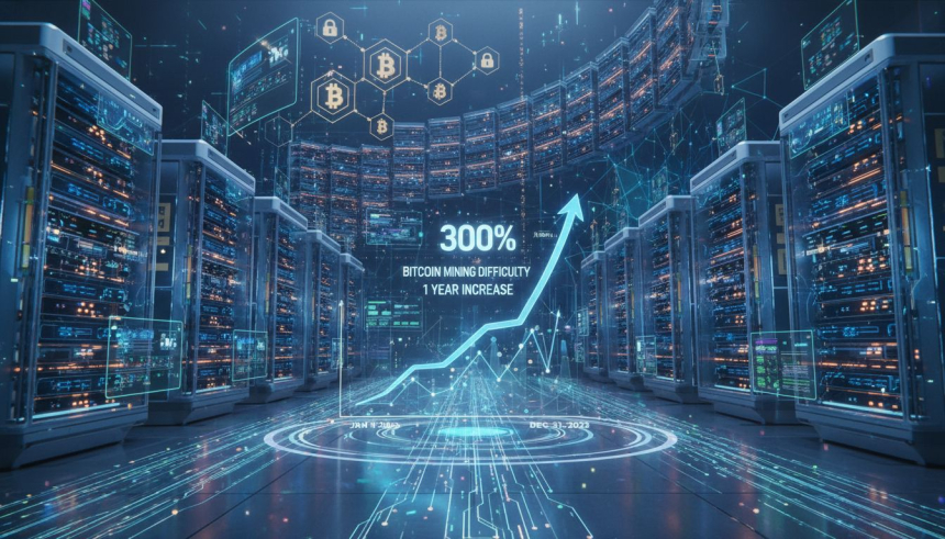  비트코인 채굴 난이도, 2025년 35% 상승…네트워크 보안·채굴 인프라 동반 강화