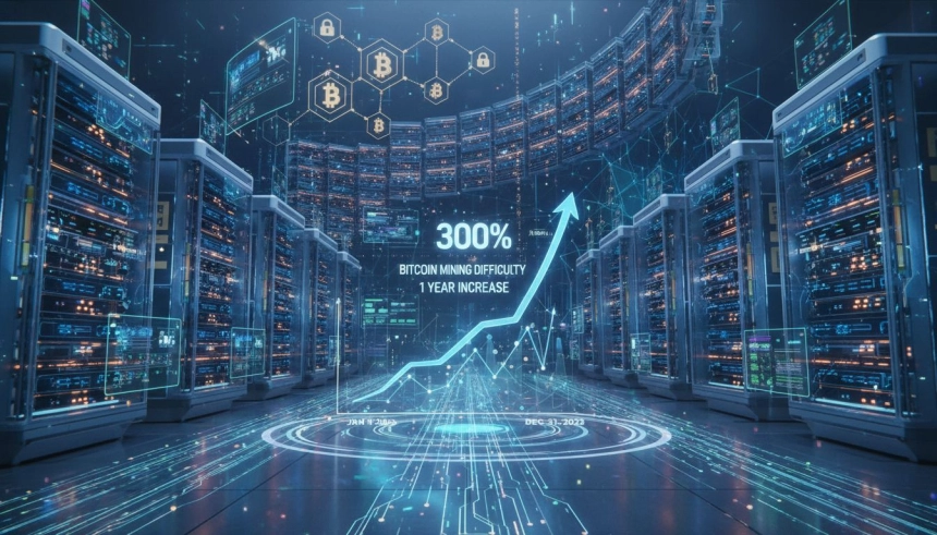 비트코인 채굴 난이도, 2025년 35% 상승…네트워크 보안·채굴 인프라 동반 강화
