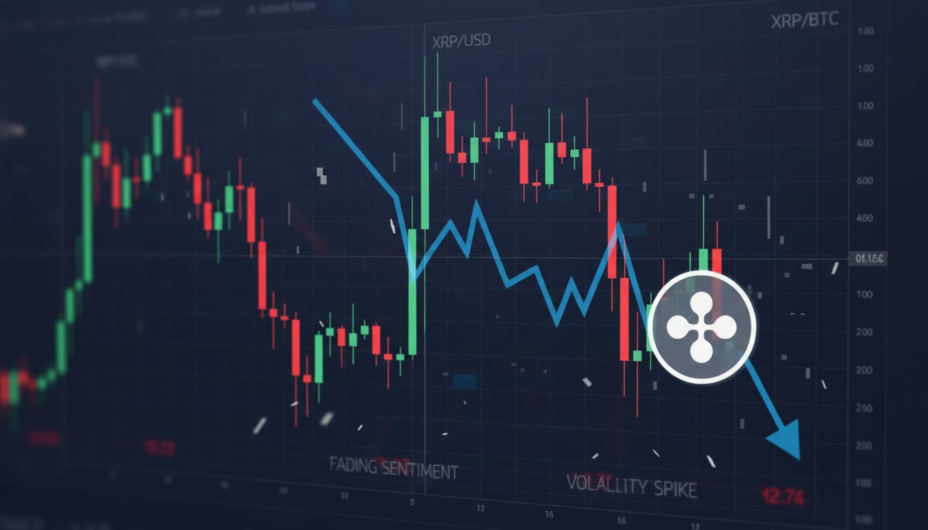XRP, 달러·비트코인 페어 모두 약세…기술 반등에도 구조적 하락 지속