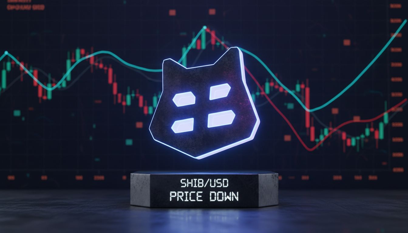 시바이누(SHIB), 4시간봉 데스 크로스 발생…단기 하락 신호 강해졌다