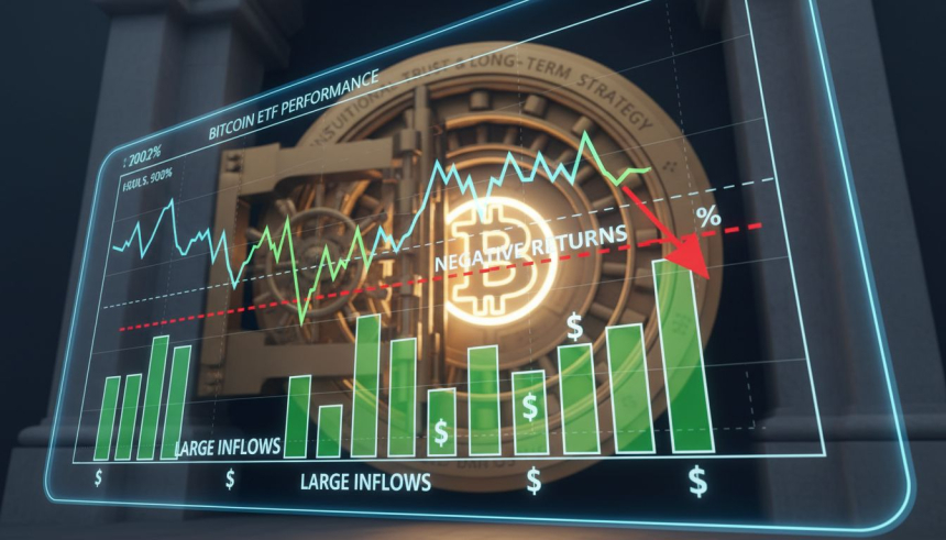  비트코인 ETF IBIT, 수익률 마이너스에도 글로벌 자금유입 6위