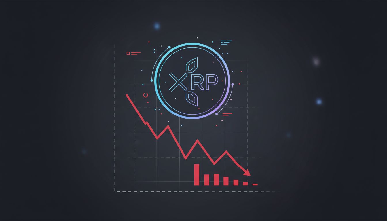 XRP, $2 아래로 하락…주간 종가 따라 $1.80대 추락 경고 나와