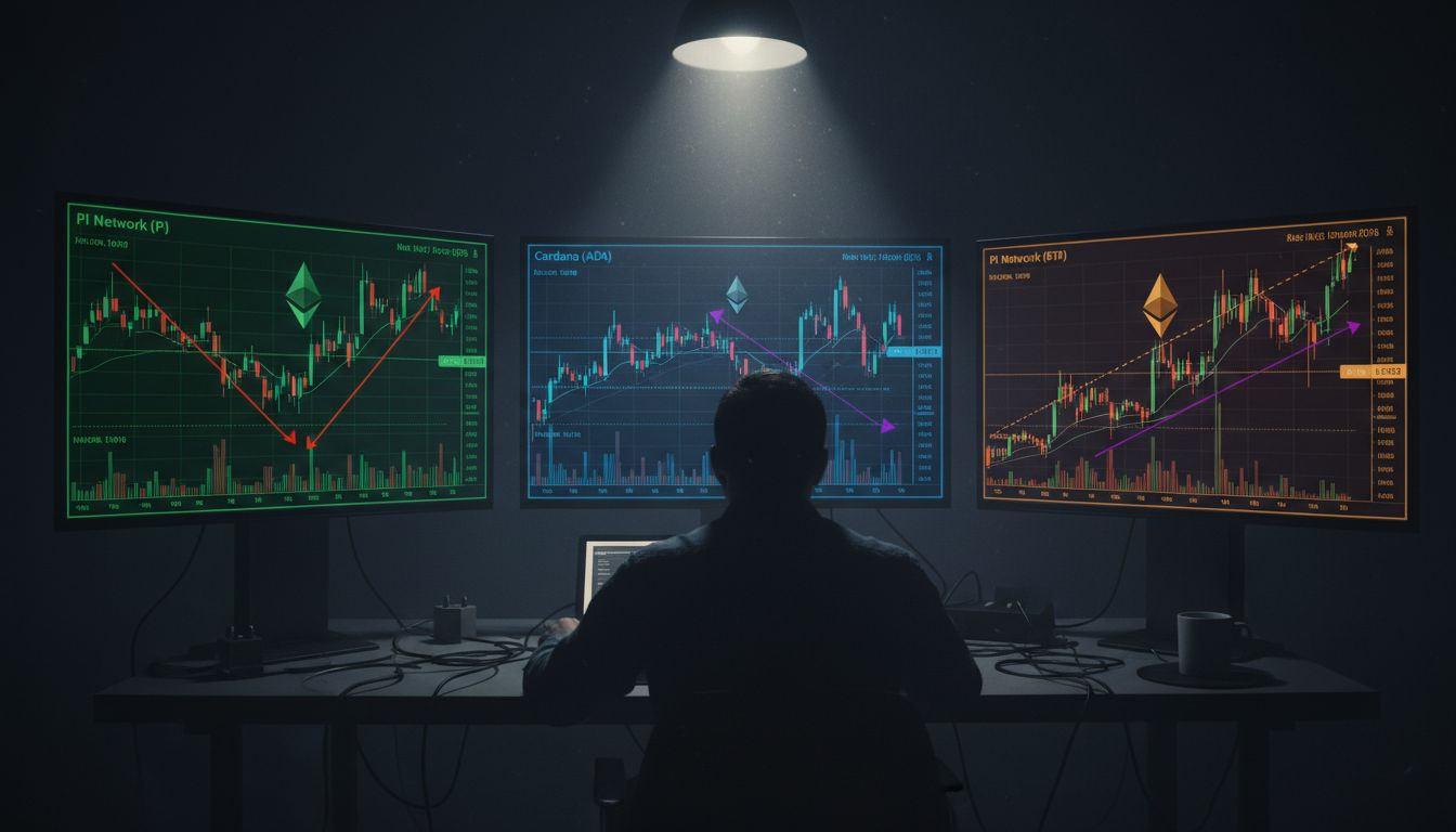 파이네트워크·카르다노·이더리움, 반등 신호 엇갈려…심리적 지지선이 분수령