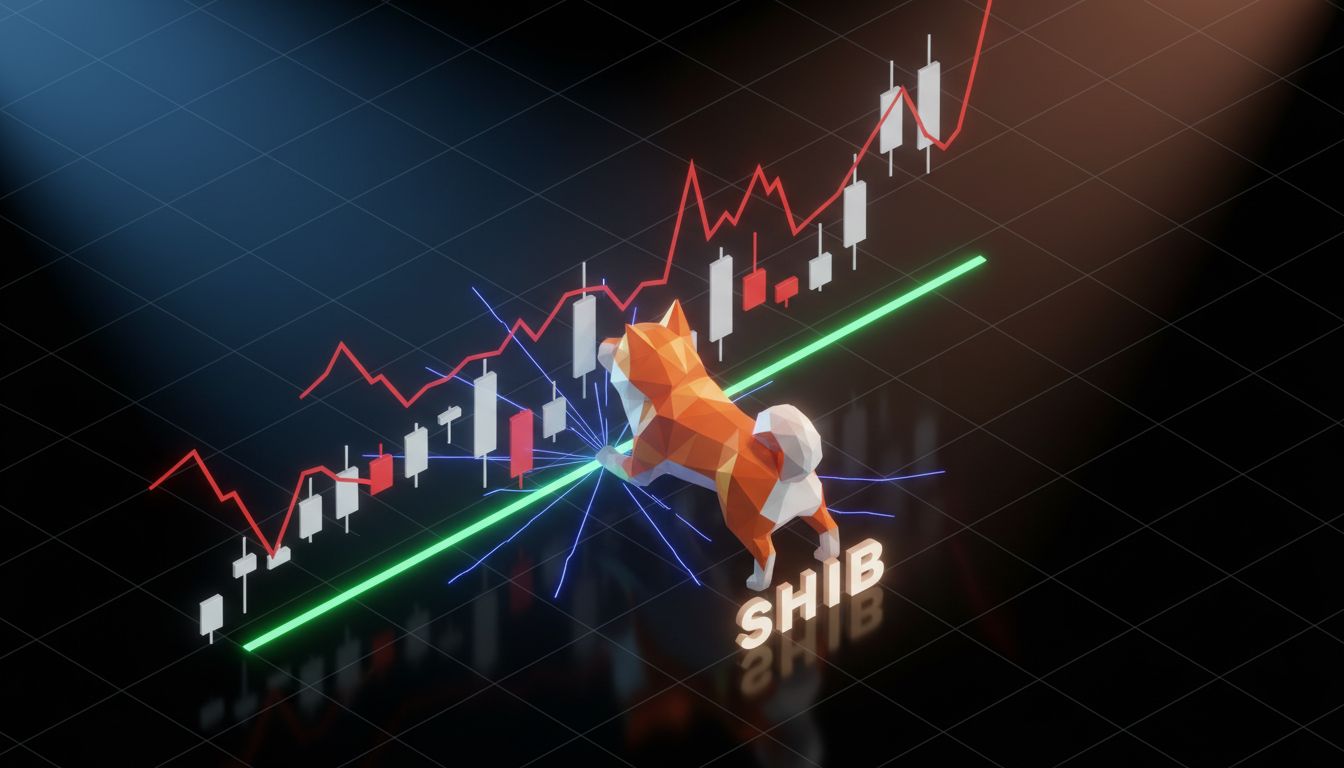 시바이누(SHIB), 단기 지지선 테스트…0.00000820달러 하락 경로 주목