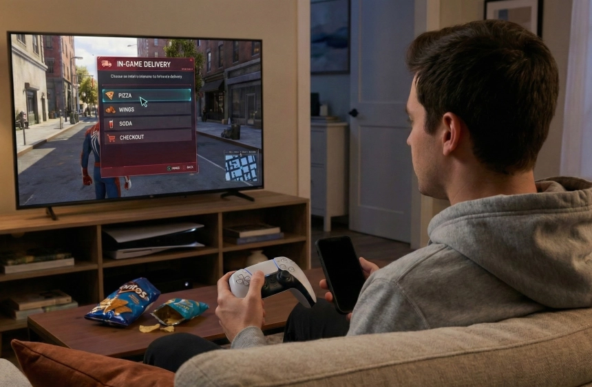 [이슈] "게임하다 배고프면?"... 소니, 컨트롤러로 피자 시키는 세상 연다