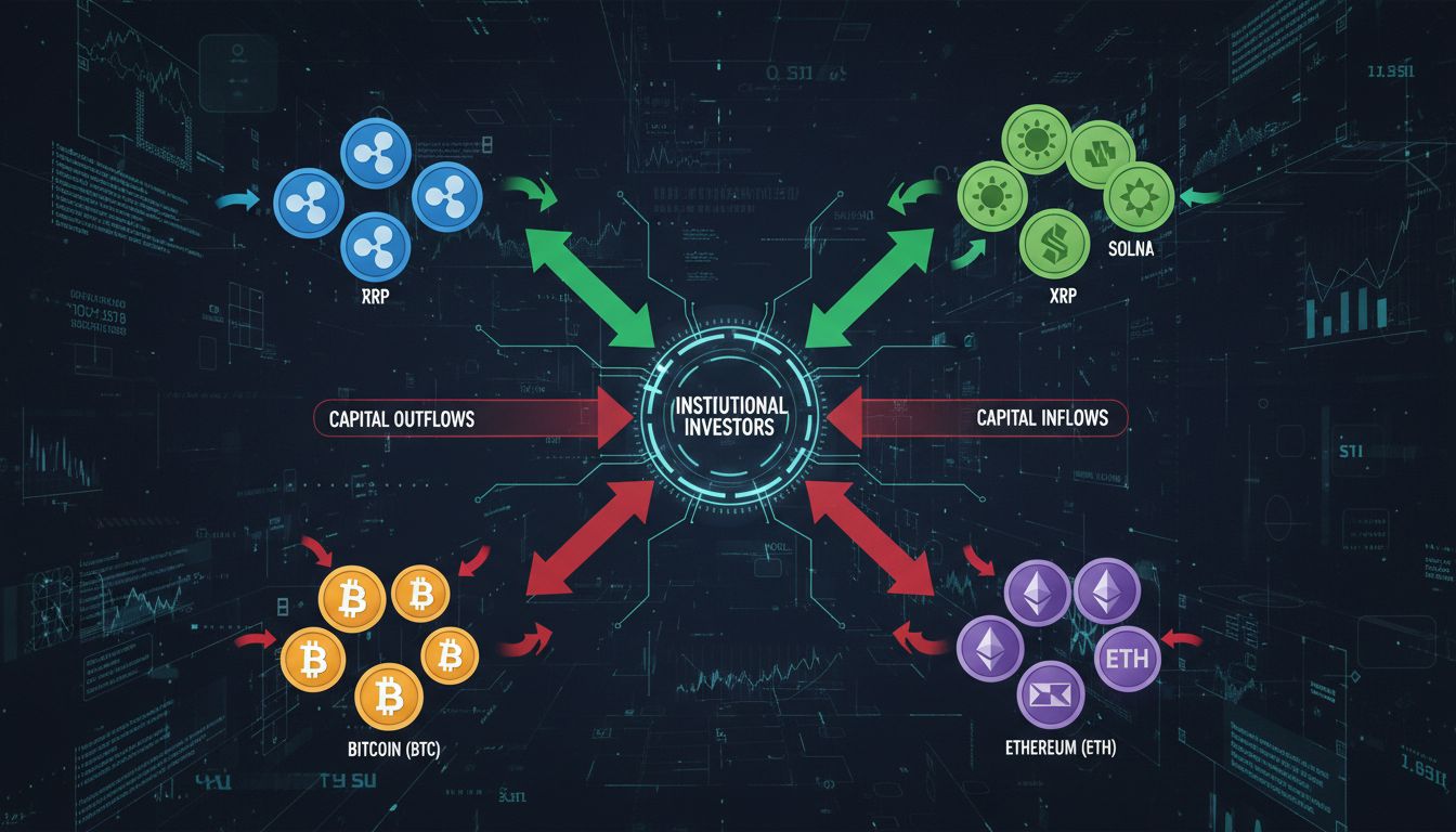비트코인·이더리움서 4.4억 달러 유출…XRP·솔라나에 기관 자금 쏠려