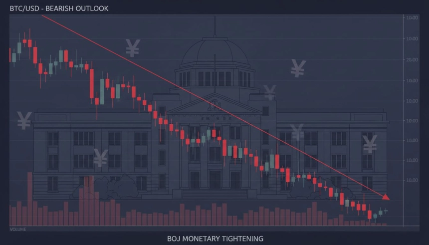 일본은행 17년 만의 금리 인상…비트코인($BTC), 유동성 압박에 7% 하락