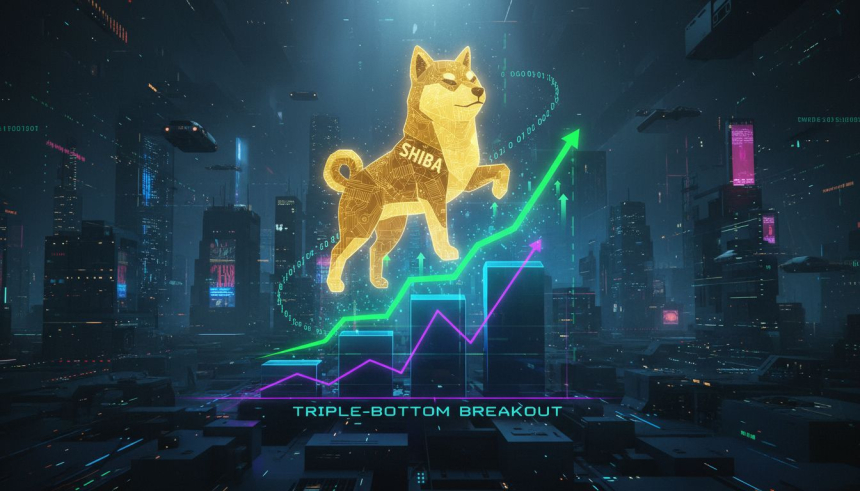  시바이누($SHIB), '트리플 식스' 패턴에 6.66% 반등 가능성…지지선 유지 관건
