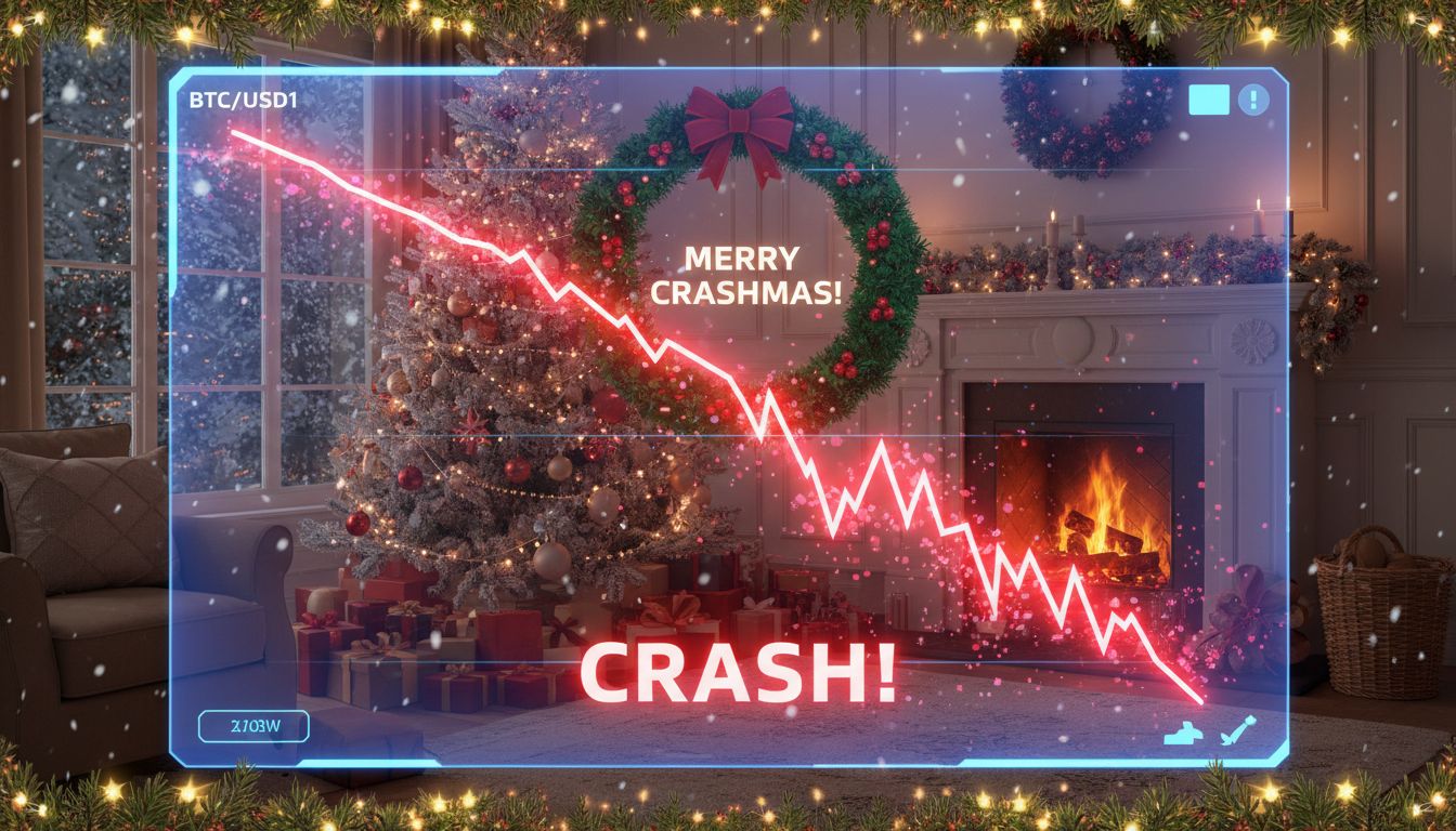 크리스마스 비트코인 급락 소동…실제는 유동성 부족 따른 '3초 플래시윅'