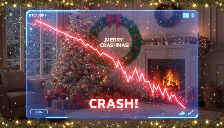 크리스마스 비트코인 급락 소동…실제는 유동성 부족 따른 '3초 플래시윅'