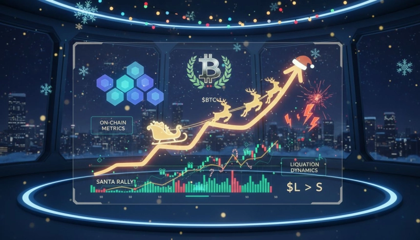 비트코인, 산타 랠리 구간 진입…레짐 스코어+숏 청산 겹쳐 매수 신호 강화