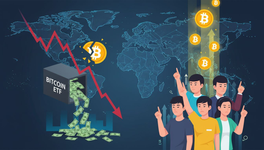  미국 비트코인 ETF서 8일간 1조 원 순유출…연말 세금 매도에 아시아는 '매수'
