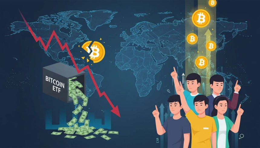 미국 비트코인 ETF서 8일간 1조 원 순유출…연말 세금 매도에 아시아는 '매수'