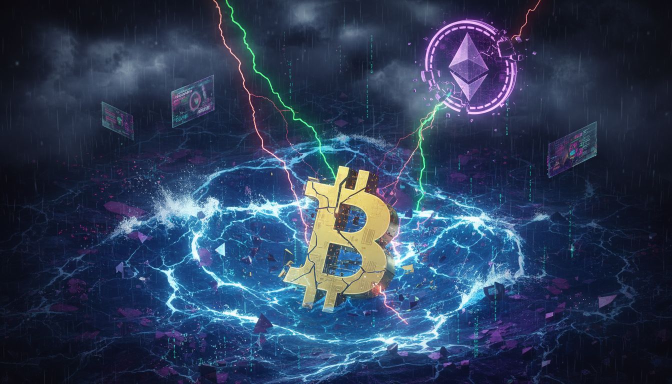 비트코인·이더리움 급락에 시장 '극단적 공포'…파생상품 청산만 8,600억 원