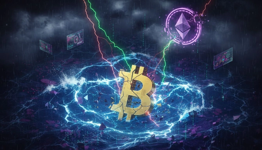 비트코인·이더리움 급락에 시장 '극단적 공포'…파생상품 청산만 8,600억 원