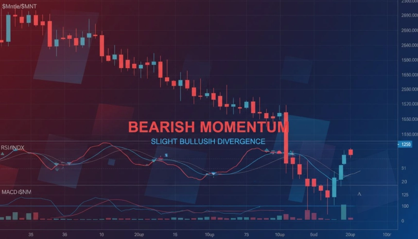 맨틀($MNT) 0.885달러 지지선 흔들…기관 매도에 약세 지속