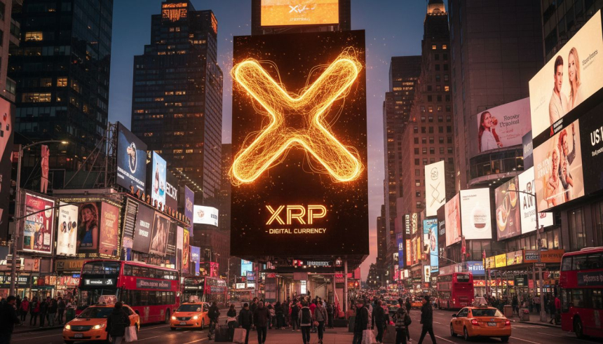  리플(XRP), 자선 공로로 나스닥 타워 등장…2.5억 달러 기부 실적 조명