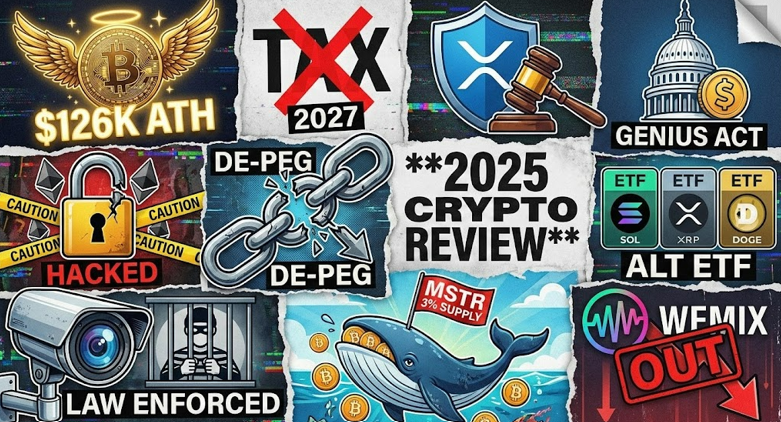 [2025총평] 비트코인 12만 달러 시대 개막과 제도권 안착… 규제와 변동성의 한 해